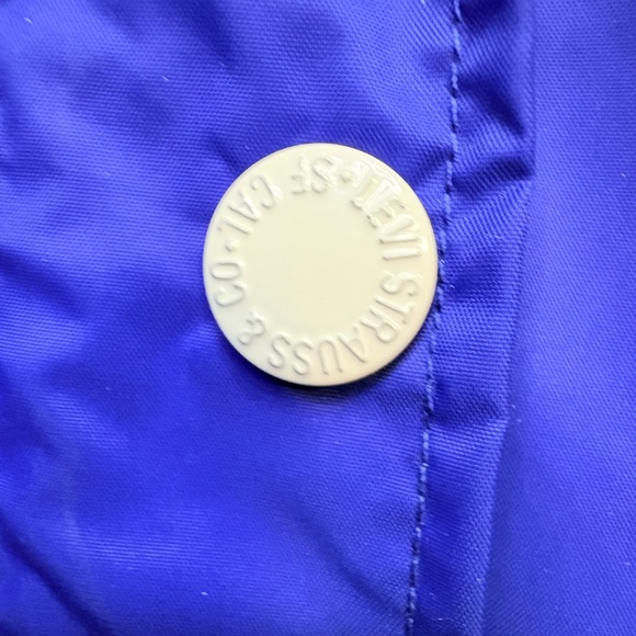 Levi's Blue Windbreaker Jacket 3x plus size - Picture 7 of 9